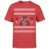 Star Wars Christmas Darth Vader Knit Red T-Shirt