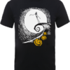 Disney The Nightmare Before Christmas Jack Skellington Pumpkin King Black T-Shirt