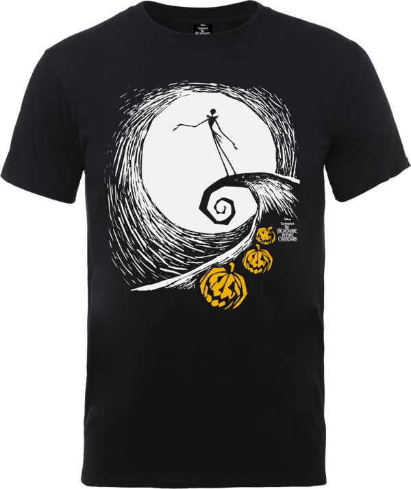 Disney The Nightmare Before Christmas Jack Skellington Pumpkin King Black T-Shirt 1 Disney The Nightmare Before Christmas Jack Skellington Pumpkin King Black T-Shirt