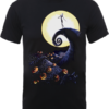 Disney The Nightmare Before Christmas Jack Skellington Pumpkin King Colour Black T-Shirt