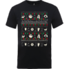 Disney The Nightmare Before Christmas Jack Sally Zero Faces Black T-Shirt