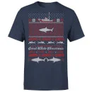 Jaws Great White Christmas Men's T-Shirt - Navy 5 Jaws Great White Christmas Men's T-Shirt - Navy - Image 5