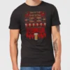 Shaun Of The Dead You've Got Red On You Christmas Men's T-Shirt - Black