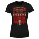 Shaun Of The Dead You've Got Red On You Christmas Women's T-Shirt - Black 5 Shaun Of The Dead You've Got Red On You Christmas Women's T-Shirt - Black - Image 5