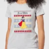Disney Classic Snow White Women's Christmas T-Shirt - Grey