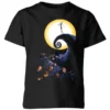 Disney The Nightmare Before Christmas Jack Skellington Pumpkin King Colour Kids' T-Shirt - Black