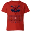 Marvel Avengers Spider-Man Kids Christmas T-Shirt - Red