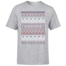 Star Wars On The Nice List Pattern Men's Christmas T-Shirt - Grey 5 Star Wars On The Nice List Pattern Men's Christmas T-Shirt - Grey - Image 5