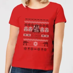 Star Wars I Find Your Lack Of Cheer Disturbing Women's Christmas T-Shirt - Red