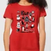 Elf Women's Christmas T-Shirt - Red