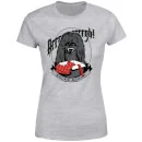 Star Wars Chewbacca Arrrrgh Socks Again Women's Christmas T-Shirt - Grey 5 Star Wars Chewbacca Arrrrgh Socks Again Women's Christmas T-Shirt - Grey - Image 5