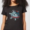 Marvel The Amazing Spider-Man Snowflake Web Women's Christmas T-Shirt - Black