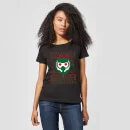 Marvel Guardians Of The Galaxy Star-Lord Pattern Women's Christmas T-Shirt - Black 3 Marvel Guardians Of The Galaxy Star-Lord Pattern Women's Christmas T-Shirt - Black - Image 3