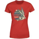 Looney Tunes I'm The Reason There Is A Naughty List Women's Christmas T-Shirt - Red 5 Looney Tunes I'm The Reason There Is A Naughty List Women's Christmas T-Shirt - Red - Image 5