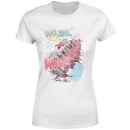 DC COMICS DC Ho Ho Whoaaaaaaa Women's Christmas T-Shirt - White 5 DC COMICS DC Ho Ho Whoaaaaaaa Women's Christmas T-Shirt - White - Image 5