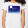 Star Wars AT-AT Darth Vader Sleigh Women's Christmas T-Shirt - White