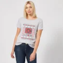 DC COMICS DC Cyborg Knit Women's Christmas T-Shirt - Grey 3 DC COMICS DC Cyborg Knit Women's Christmas T-Shirt - Grey - Image 3