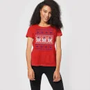 Star Wars R2-D2 Knit Women's Christmas T-Shirt - Red 3 Star Wars R2-D2 Knit Women's Christmas T-Shirt - Red - Image 3