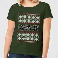 Star Wars Imperial Darth Vader Women's Christmas T-Shirt - Forest Green