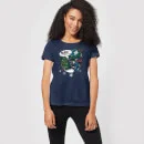 DC COMICS DC Superman Peace On Earth Women's Christmas T-Shirt - Navy 3 DC COMICS DC Superman Peace On Earth Women's Christmas T-Shirt - Navy - Image 3