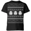 Star Wars Stormtrooper Knit Kids' Christmas T-Shirt - Black