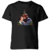 Star Wars Mistletoe Kiss Kids' Christmas T-Shirt - Black