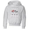Disney Mickey And Minnie Kids' Christmas Hoodie - Grey