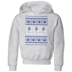 Star Wars R2-D2 Knit Kids' Christmas Hoodie - Grey