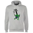 Marvel The Incredible Hulk Christmas Present Christmas Hoodie - Grey 4 Marvel The Incredible Hulk Christmas Present Christmas Hoodie - Grey - Image 4