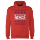Star Wars R2-D2 Knit Christmas Hoodie - Red 4 Star Wars R2-D2 Knit Christmas Hoodie - Red - Image 4