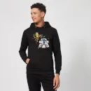 Star Wars Tangled Fairy Lights Droids Christmas Hoodie - Black 3 Star Wars Tangled Fairy Lights Droids Christmas Hoodie - Black - Image 3