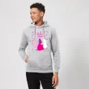 Disney Princess Silhouettes Christmas Hoodie - Grey 3 Disney Princess Silhouettes Christmas Hoodie - Grey - Image 3