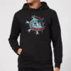 Marvel The Amazing Spider-Man Snowflake Web Christmas Hoodie - Black
