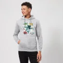 Marvel Black Widow Captain America Christmas Hoodie - Grey 3 Marvel Black Widow Captain America Christmas Hoodie - Grey - Image 3