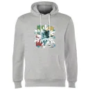 Marvel Black Widow Captain America Christmas Hoodie - Grey 4 Marvel Black Widow Captain America Christmas Hoodie - Grey - Image 4