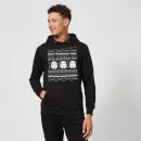 Star Wars Stormtrooper Knit Christmas Hoodie - Black 3 Star Wars Stormtrooper Knit Christmas Hoodie - Black - Image 3