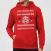 Star Wars Stormtrooper Knit Christmas Hoodie - Red