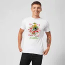 Looney Tunes Eat Drink Be Martian Men's Christmas T-Shirt - White 3 Looney Tunes Eat Drink Be Martian Men's Christmas T-Shirt - White - Image 3