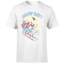 DC COMICS DC Snow Day! Men's Christmas T-Shirt - White 5 DC COMICS DC Snow Day! Men's Christmas T-Shirt - White - Image 5
