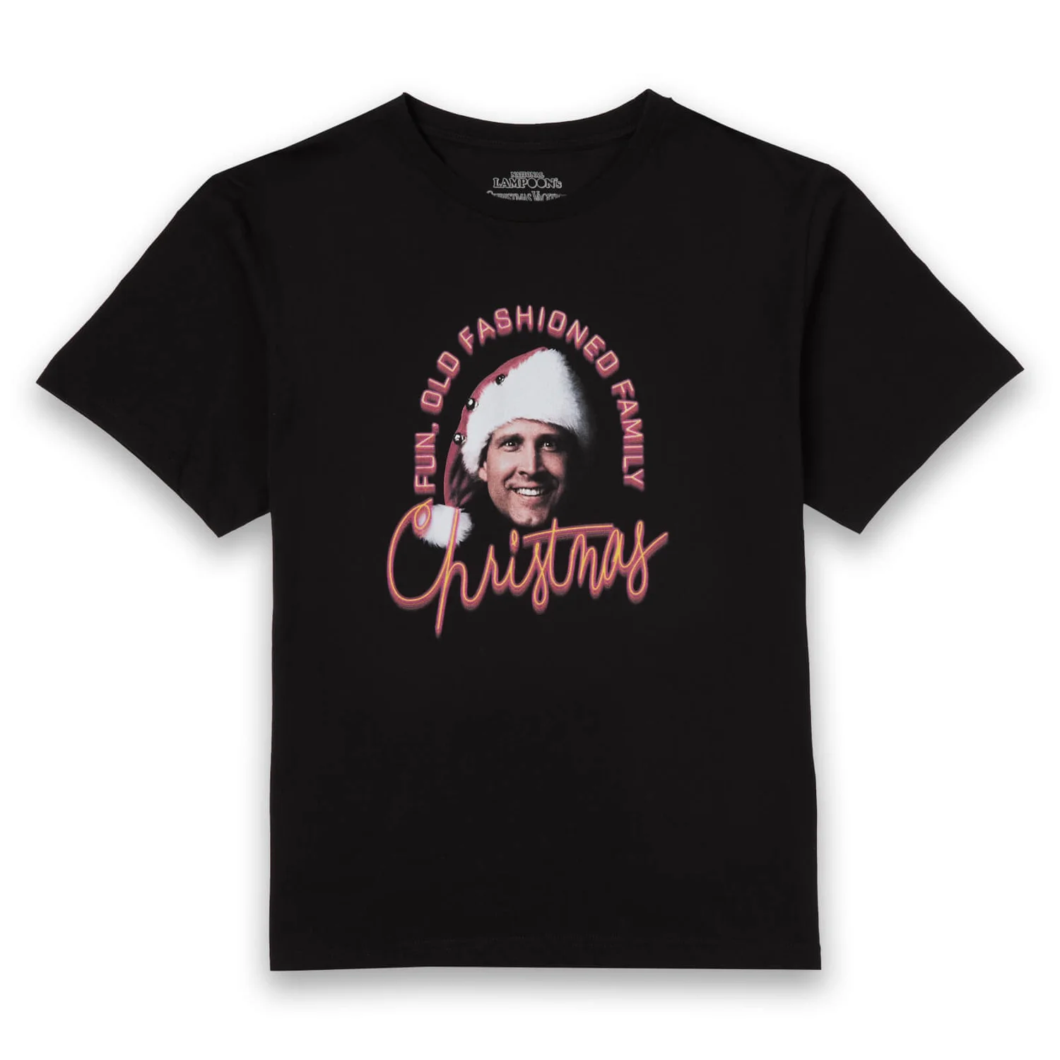 National Lampoon Fun Old Fashioned Family Christmas Men's Christmas T-Shirt - Black 1 National Lampoon Fun Old Fashioned Family Christmas Men's Christmas T-Shirt - Black