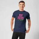 National Lampoon Merry Christmas (Kiss My @$$) Men's Christmas T-Shirt - Navy 3 National Lampoon Merry Christmas (Kiss My @$$) Men's Christmas T-Shirt - Navy - Image 3