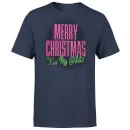 National Lampoon Merry Christmas (Kiss My @$$) Men's Christmas T-Shirt - Navy 5 National Lampoon Merry Christmas (Kiss My @$$) Men's Christmas T-Shirt - Navy - Image 5