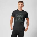 Harry Potter Slytherin Crest Men's Christmas T-Shirt - Black 3 Harry Potter Slytherin Crest Men's Christmas T-Shirt - Black - Image 3