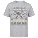 DC Comics Batman I Do Not Smell Men's Christmas T-Shirt In Grey 5 DC Comics Batman I Do Not Smell Men's Christmas T-Shirt In Grey - Image 5