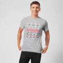 Monopoly Men's Christmas T-Shirt - Grey 3 Monopoly Men's Christmas T-Shirt - Grey - Image 3