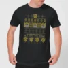 Transformers Bumblebee Classic Ugly Knit Men's Christmas T-Shirt - Black